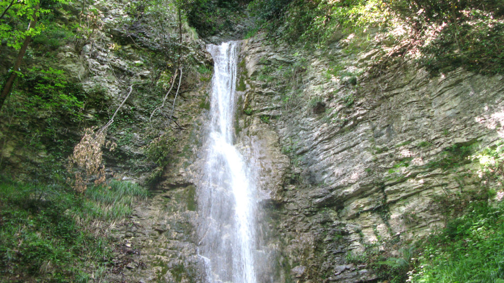 Uno dei salti della Forra di Pian dell'Acqua